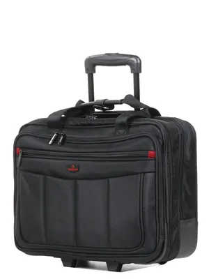 Pilot case Davidt's Monte-Carlo 15.4 pouces - 3 compartiments Noir