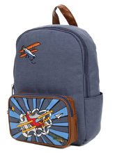Petit sac  dos Caramel & cie Looping Bleu