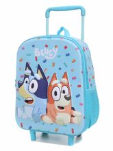Sac  dos  roulettes Bluey's Family 3D Bleu