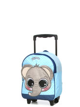 Sac  dos  roulettes Lulupop & the Cutiepies Elphant Bleu