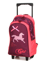 Sac  dos  roulettes Cybel Au Galop Violet