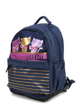 Sac  dos Lili Lou x Philas Glam Bleu Marine