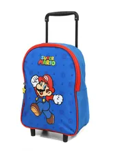 Sac  dos  roulettes Super Mario XS Bleu
