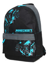Sac  dos Minecraft Diamond Ore Noir Bleu