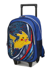 Sac  dos  roulettes Pokmon Team Pikachu Bleu Marine