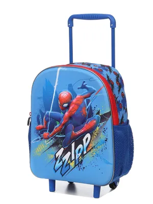Sac � dos � roulettes Spider-Man Go 3D Bleu