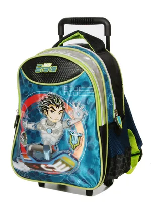 Sac � dos � roulettes Madisson Kids Power Boy 30 cm Noir