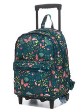 Sac  dos  roulettes Tann's Romane L Vert