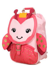 Sac  dos L'cole des Tann's La Coccinelle Rose