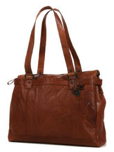 Sacoche ordinateur Spikes & Sparrow Gabriella 15.6 pouces Brandy