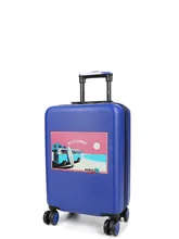 Valise Arial Souvenirs de Plage 55 cm Bleu