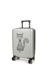 Valise Arial Cat Mandala 55 cm Vert de Gris