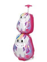 Valise Heys Travels Tots Unicorn 46 cm et sac  dos Violet