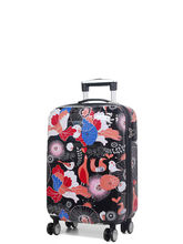 Valise Snowball Flowers & Birds 55 cm Noir
