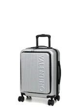 Valise Valentino Lexplor 55 cm - Poche Frontale Silver