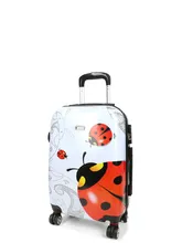 Valise Worldline Ladybug 54 cm Blanc